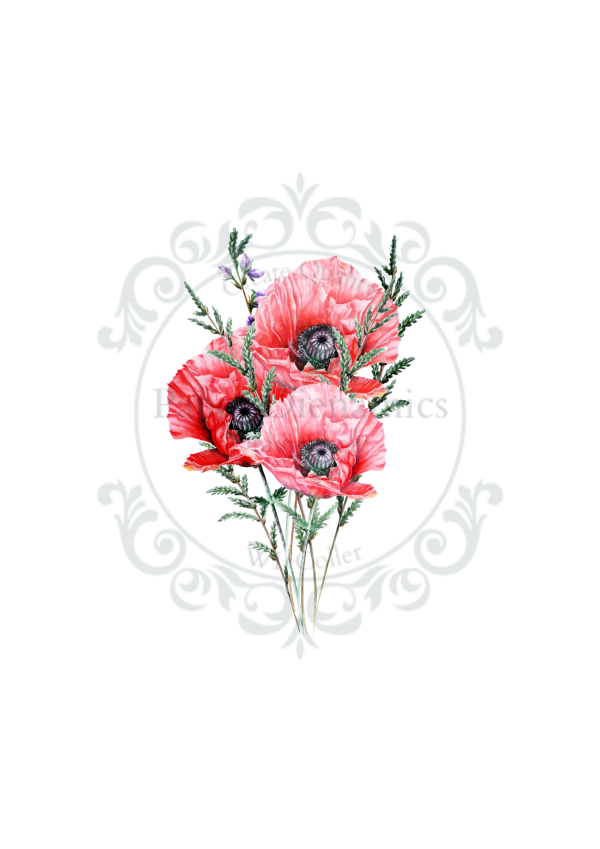(140GSM) A4 FLORAL TOPPER INSERT - Image 9