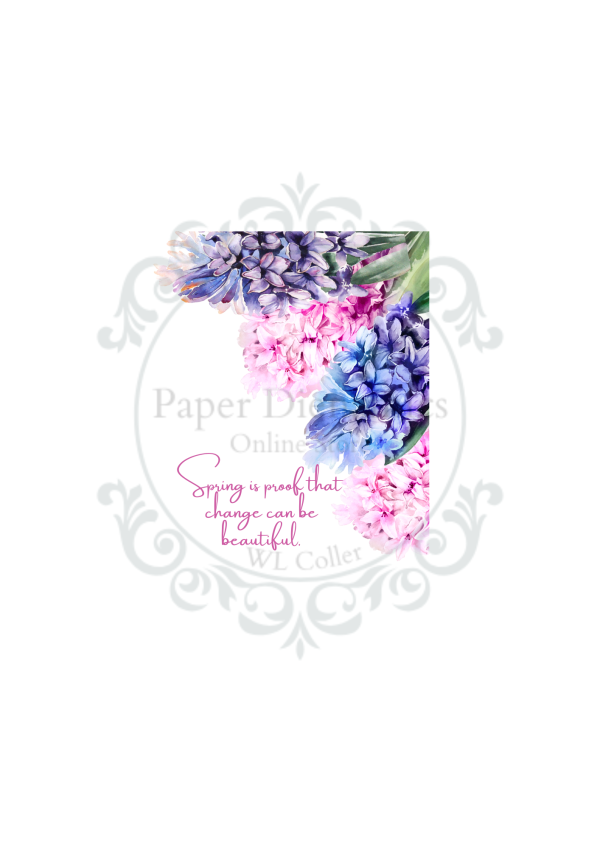 (140GSM) A4 FLORAL TOPPER INSERT - Image 13