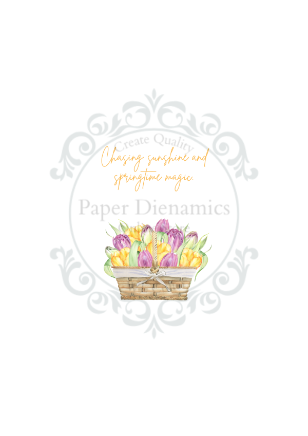(140GSM) A4 FLORAL TOPPER INSERT - Image 4