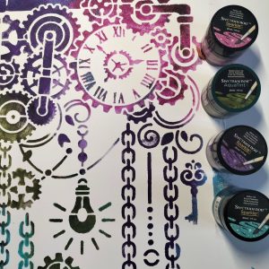 Testing inks on our Porcelain White Card