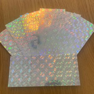 400GSM TRIPLE SNOWFLAKES HOLOGRAPHICS