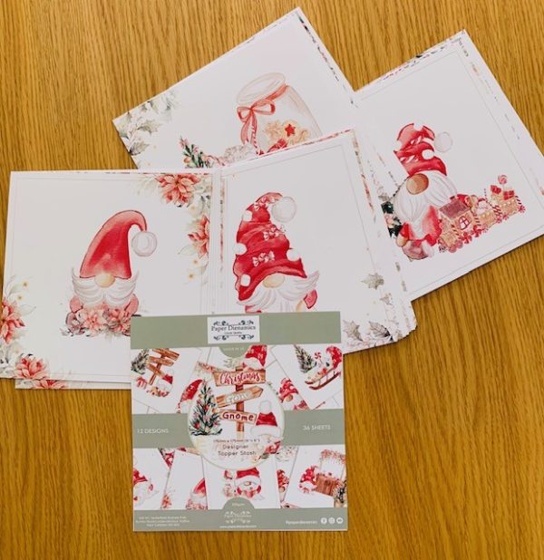 250GSM 178X178 GONE GNOME FOR CHRISTMAS TOPPER STASH