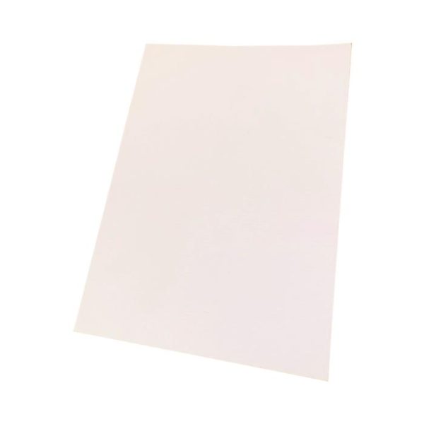 (250G) A6 LINEN EMBOSSED WHITE