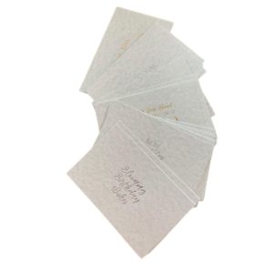 (250GSM) STRATA BLUE FOIL SENITMENT STASH