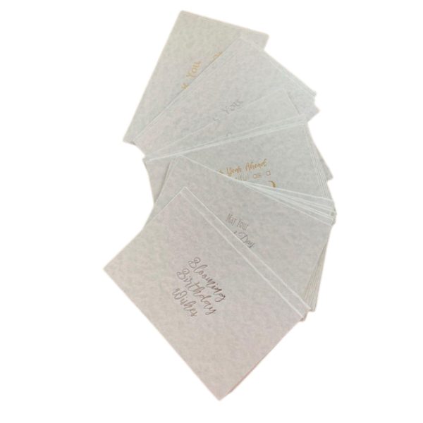 (250GSM) STRATA BLUE FOIL SENITMENT STASH