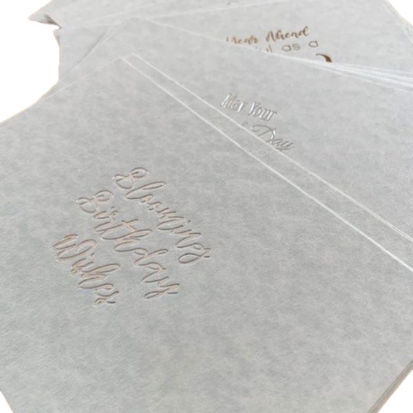 (250GSM) STRATA BLUE FOIL SENITMENT STASH - Image 2