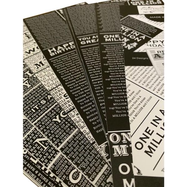 (160G) 120X305 READ ALL ABOUT IT SENTIMENT STASH