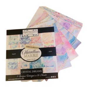 (250G) 12X12 MARVELLOUS MARBLES CRYSTAL DREAMS