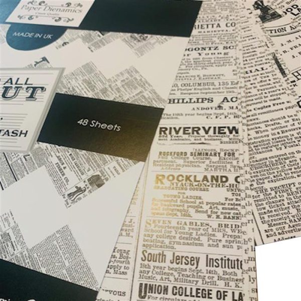 (160G) 12X12 READ ALL ABOUT IT PAPER STASH - Image 3