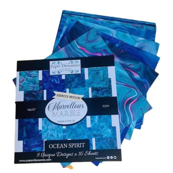 (250G) 12X12 MARVELLOUS MARBLES SCRAPBOOK ANTHOLOGY - Image 2