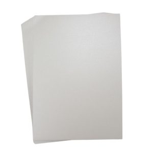 PEARLESCENT WHISPER GREY PAPER