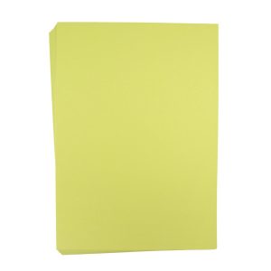 (300G) A4 PD PEARLESCENT LIME CARD PK20