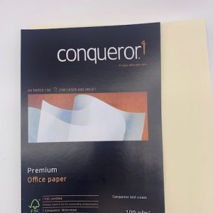 Conqueror Cream Laid
