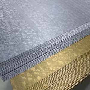 MATT GOLD/SILVER RIBBON EMBOSSED