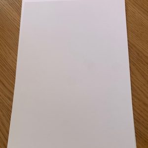 Porcelain White Card