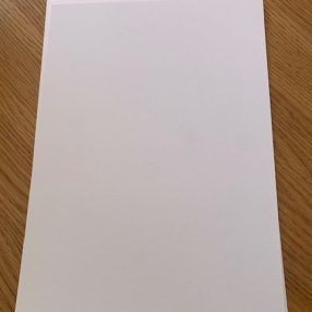 Porcelain White Card