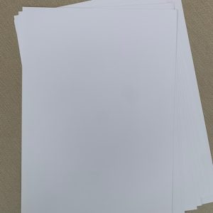 White Silk Embossed Card