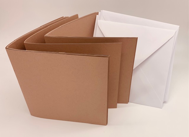 (270G) 8X8 MUSHROOM OTTER CREASED CARD/ENV 16/16 - Image 2