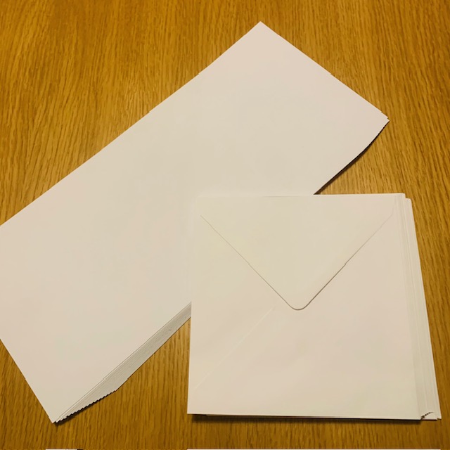 Card & Envelopes – 6x6in Pack (50 Cards + 50 Envelopes)