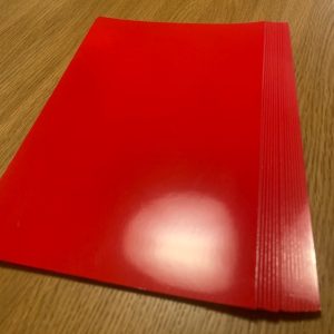 (250G) A4 GLOSS RED PK20