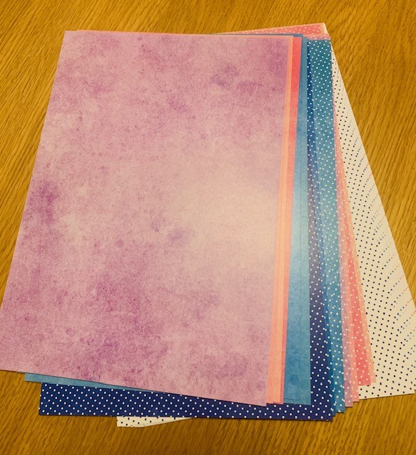 (160G) SENTIMENTAL THOUGHTS DESIGNER PAPERS PK24