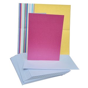 A6 PEARLY MAGIC CARD & ENVELOPE BUNDLE