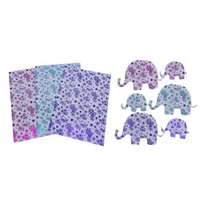 FOILED PERSIAN ELEPHANTS COLLECTION PK15