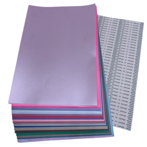 LIMITED EDITION! Self Adhesive Pearlescent Paper pk42