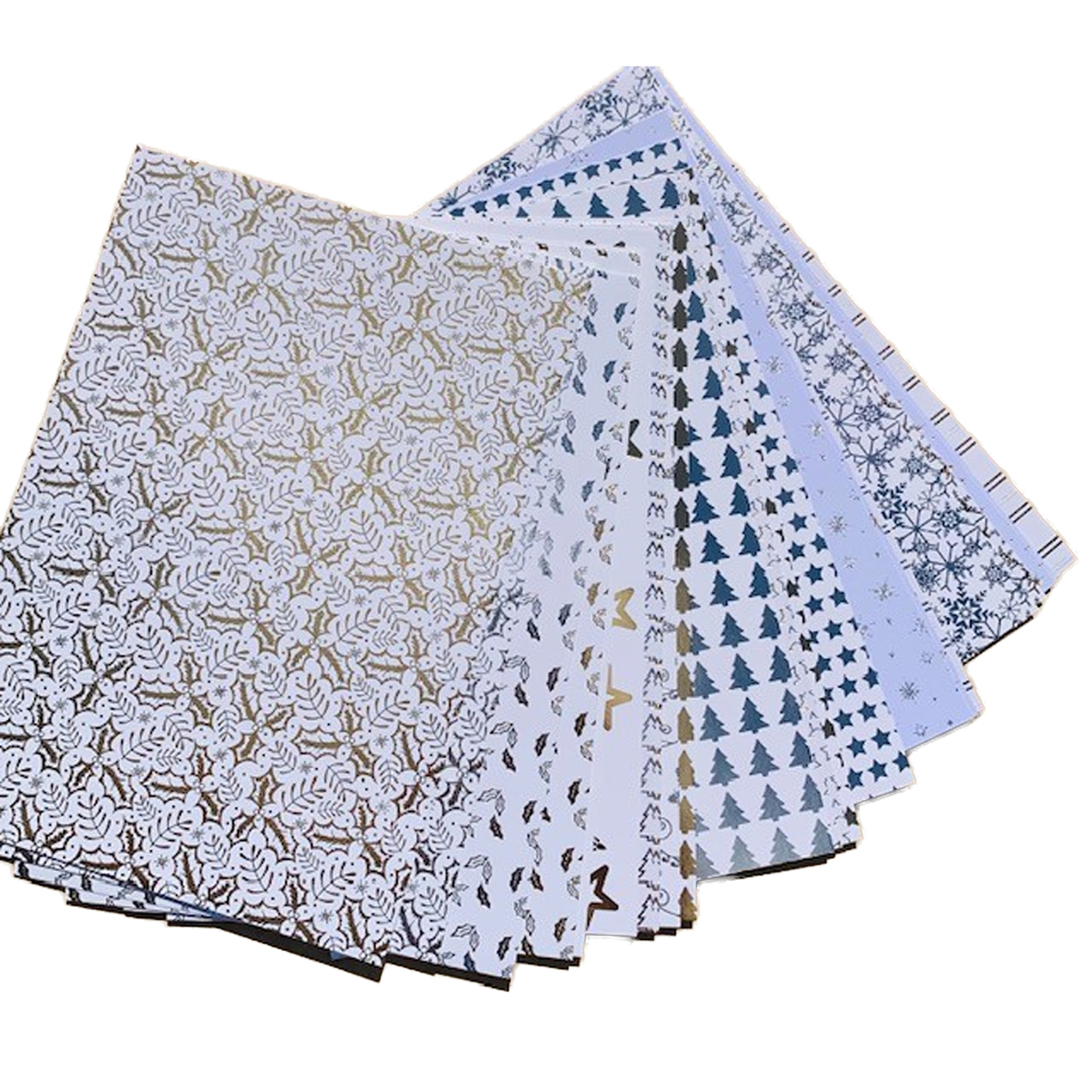 A4 Traditional Christmas Foil Collection - 24 Sheets