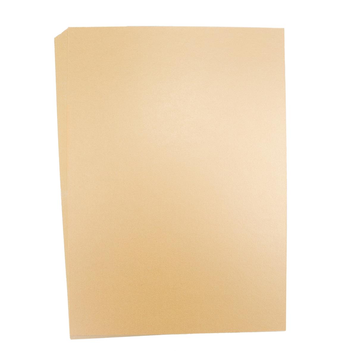 A4 Pearlescent Peach 270gsm - 20 Sheets