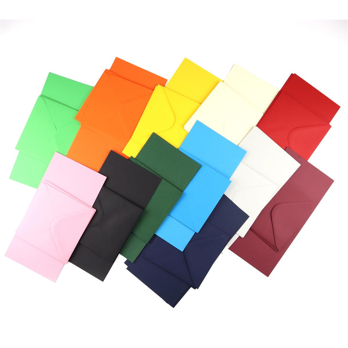 Rainbow Card and Envelope Collection - 72 Elements