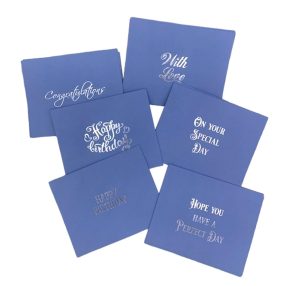 Soft Blue Sentiment Bundle - 24 Sheets