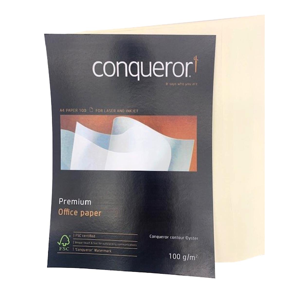 Conqueror Contour Oyster A4 100g - 100 Sheets