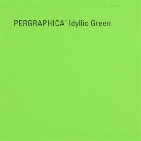 Pergraphica Idyllic Green Cardstock - 12x12 230gsm 25 sheets